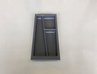 Лоток для столовых приборов Trend II, в ящик 300/500, серый орион матовый