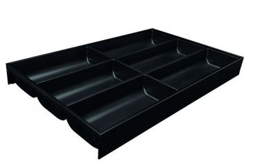 AMBIA-LINE лоток для столовых приборов для LEGRABOX стандартный ящик, 6 лотков для столовых приборов, НД=500 мм, ширина=300 мм, терра-черный
