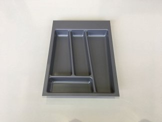 Лоток для столовых приборов Trend II, в ящик 400/450, серый орион матовый