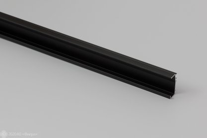 Профиль для LED-подсветки 901127 для фасадов без ручек (51х24 мм), черный, 6 м.