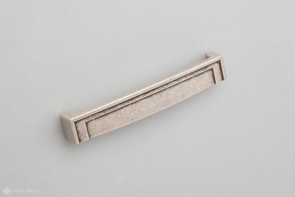 WMN603 мебельная ручка-скоба 128 мм состаренное серебро