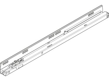 TANDEMBOX, направляющая без BLUMOTION, 30кг, 450 мм, левая