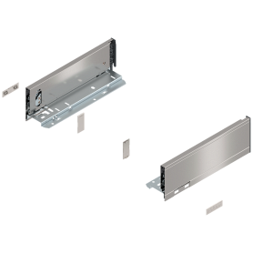 Комплект царг LEGRABOX pure, высота M (90,5 мм), НД=270 мм, нержавеющая сталь