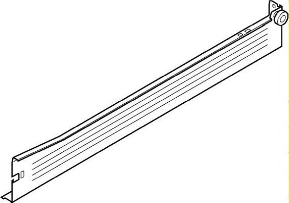 METABOX, Царга N, 54/450 мм, 25 кг, серая, лев.