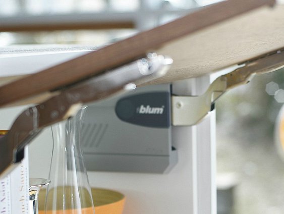 AVENTOS HK, заглушка малая овальная с лого, серая, прав.