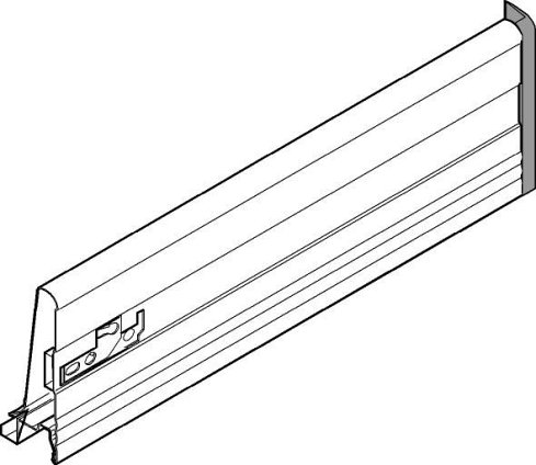TANDEMBOX, царга 115/500мм, серый орион, правая