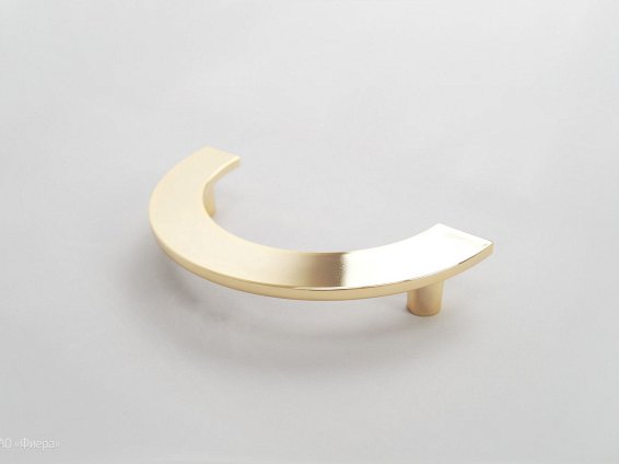 WMN470 мебельная ручка-скоба 132 мм золото глянцевое