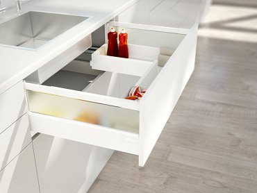 Ящик под мойку TANDEMBOX antaro (224х500) с TIP-ON BLUMOTION, под саморезы, бел., вес ящика от 10 до 30 кг