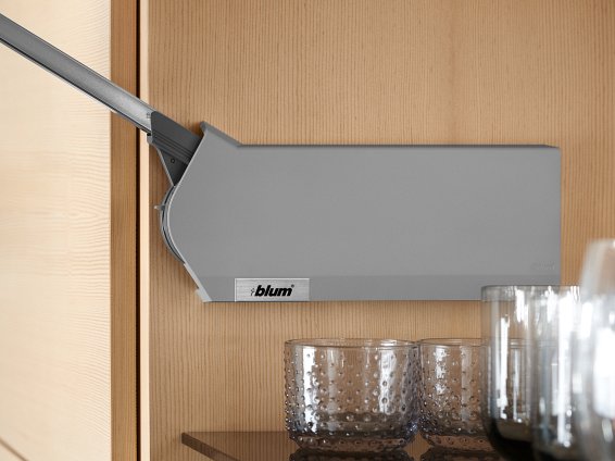 Подъемный механизм, AVENTOS HF 28/39, сер., 3 петли (прямые планки для рычага и крестообразные с винтом для петель)